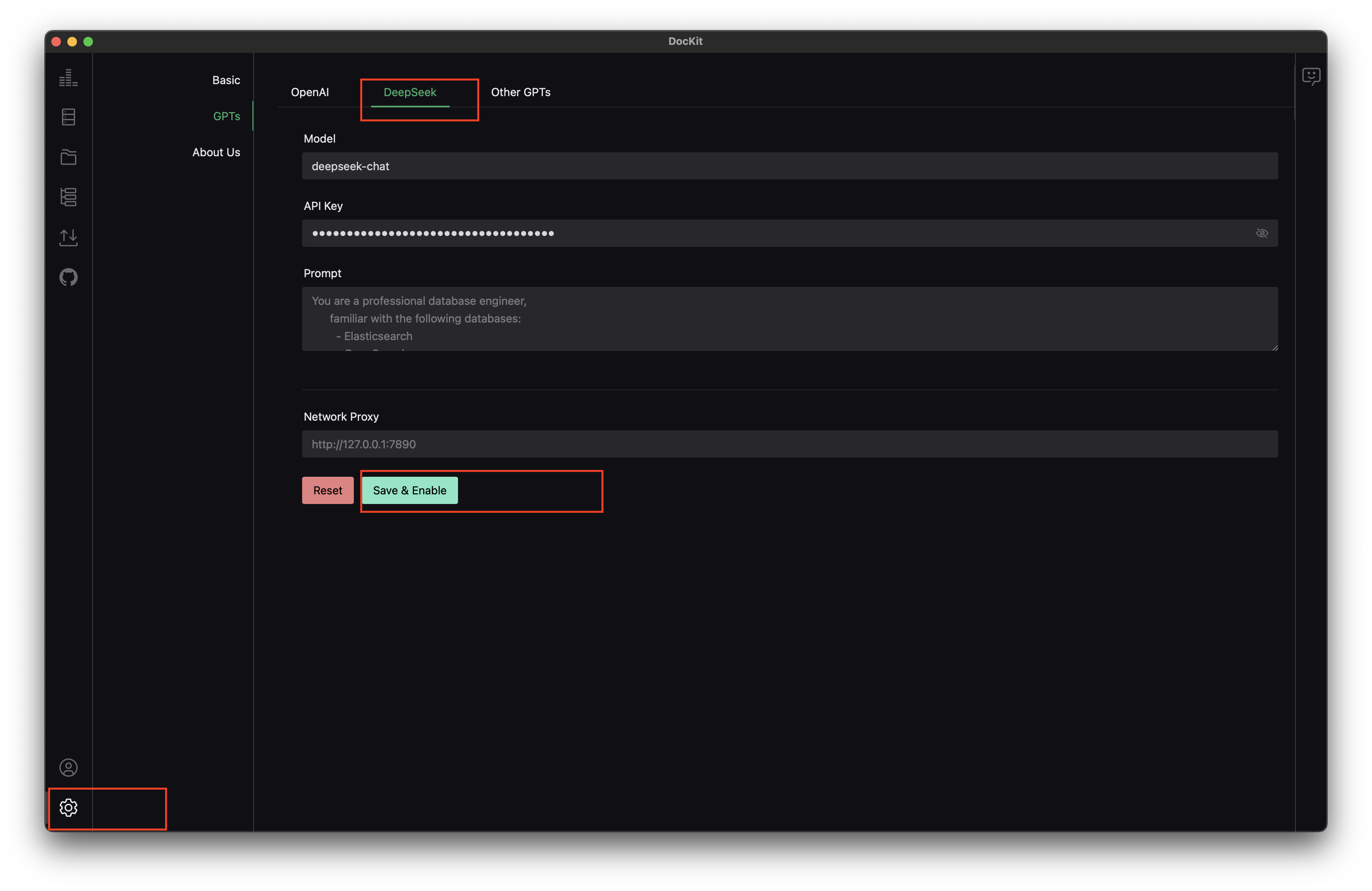 DocKit AI assistant config