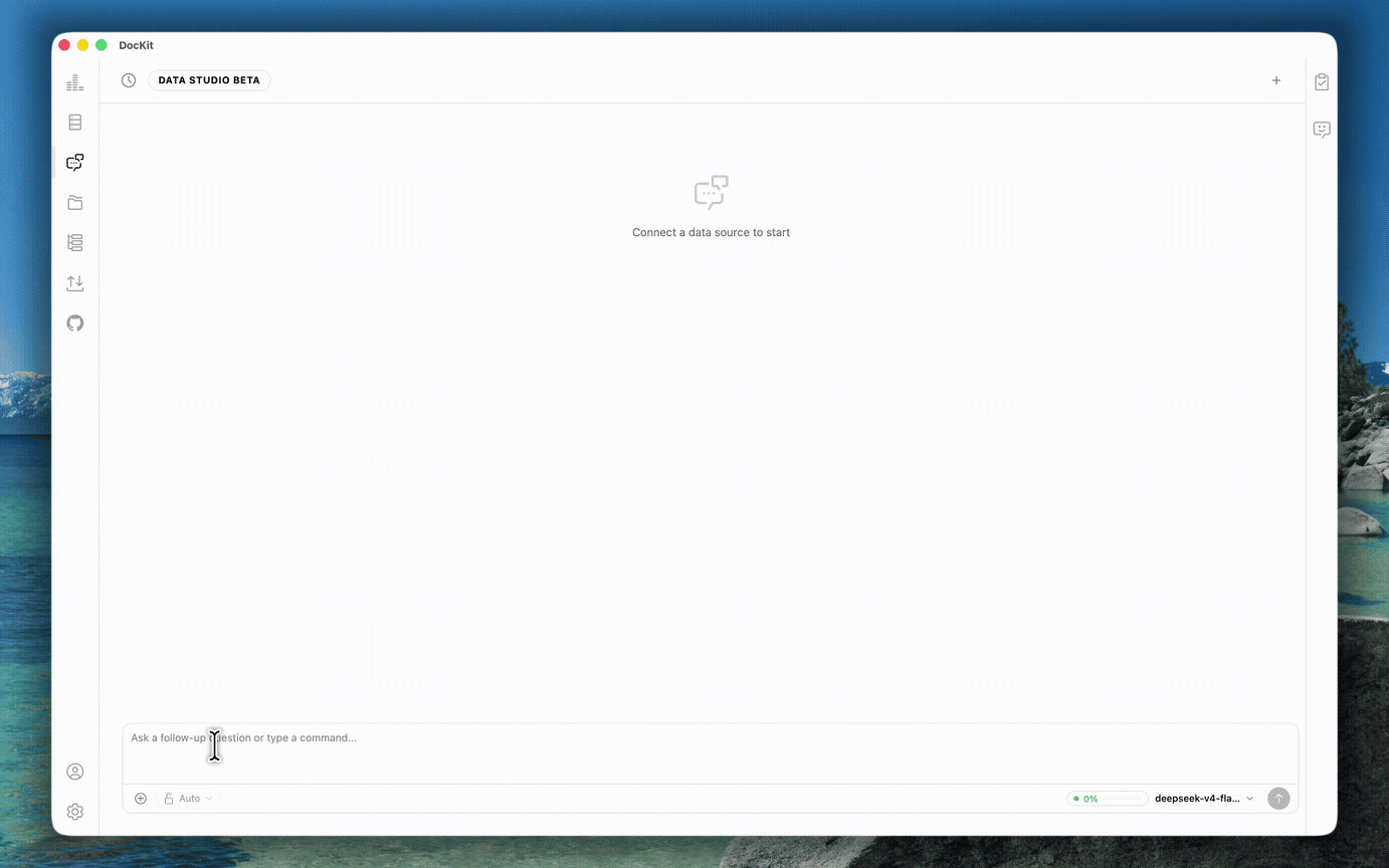 DocKit Agentic data studio demo