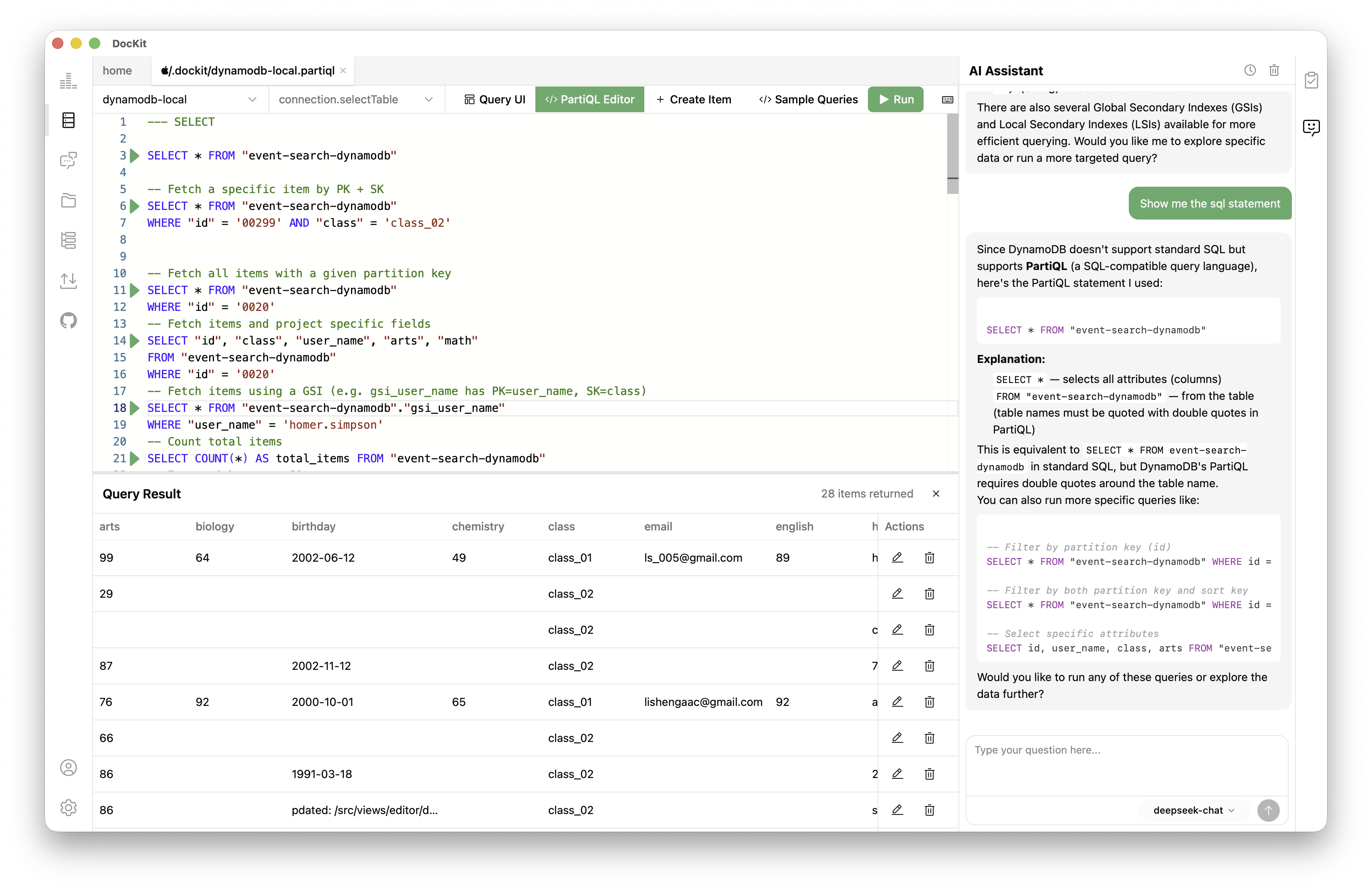 DocKit Elasticsearch Monaco editor
