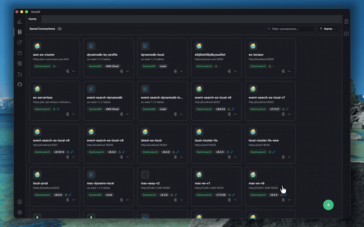 DocKit MongoDB connection demo